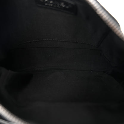 Chanel Crumpled Calfskin Quilted Casual Rock Waist Bag Fanny Pack Black 5 of 10