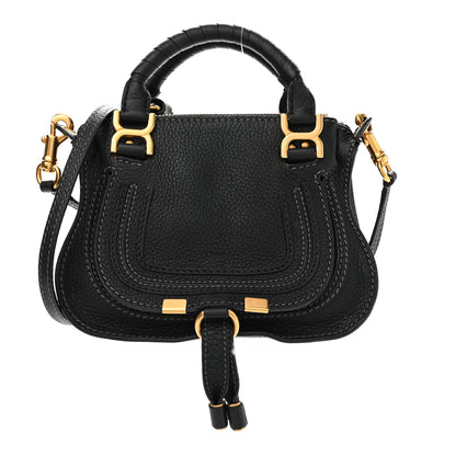 Chloe Calfskin Mini Marcie Satchel Black 1 of 10