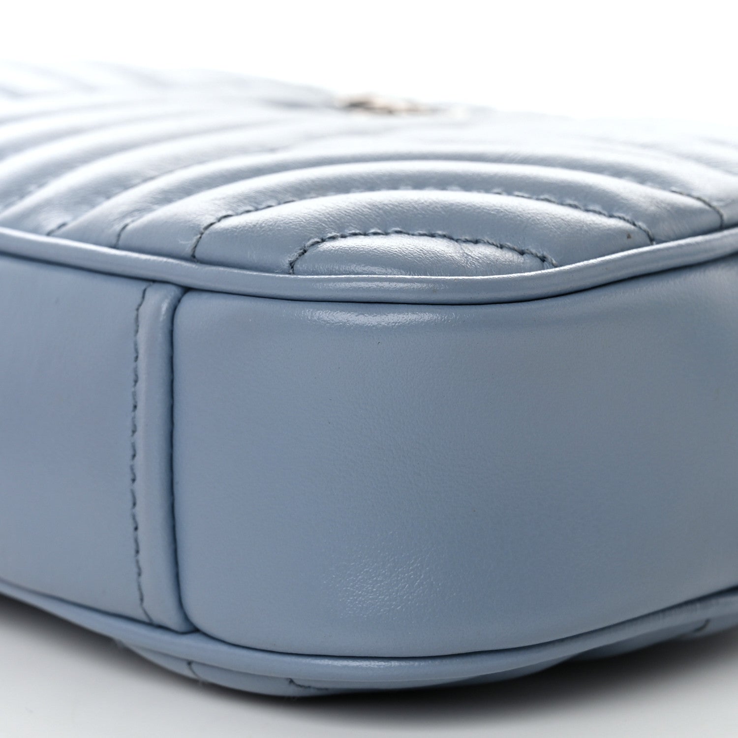 Prada Soft Calfskin Impunture Diagramme Belt Bag Astrale 9 of 11