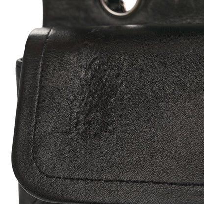 Chanel Lambskin Quilted Medium Double Flap Black 11 of 11