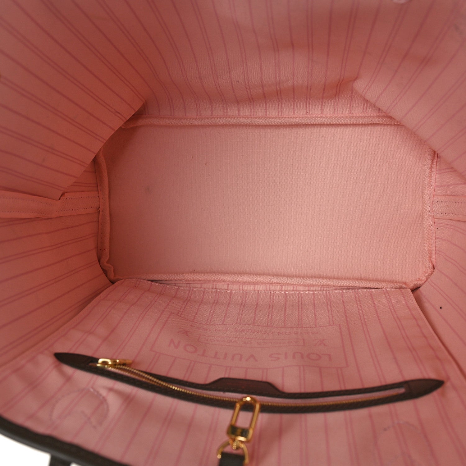 Louis Vuitton Damier Ebene Neo Neverfull MM Rose Ballerine 6 of 10