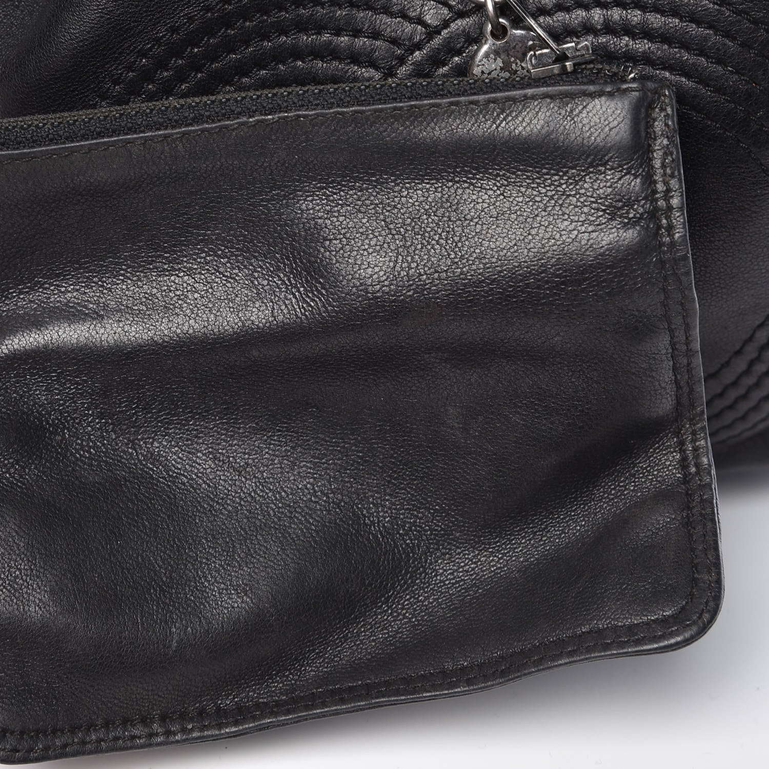 Chanel Lambskin CC Drawstring Backpack Black 12 of 12
