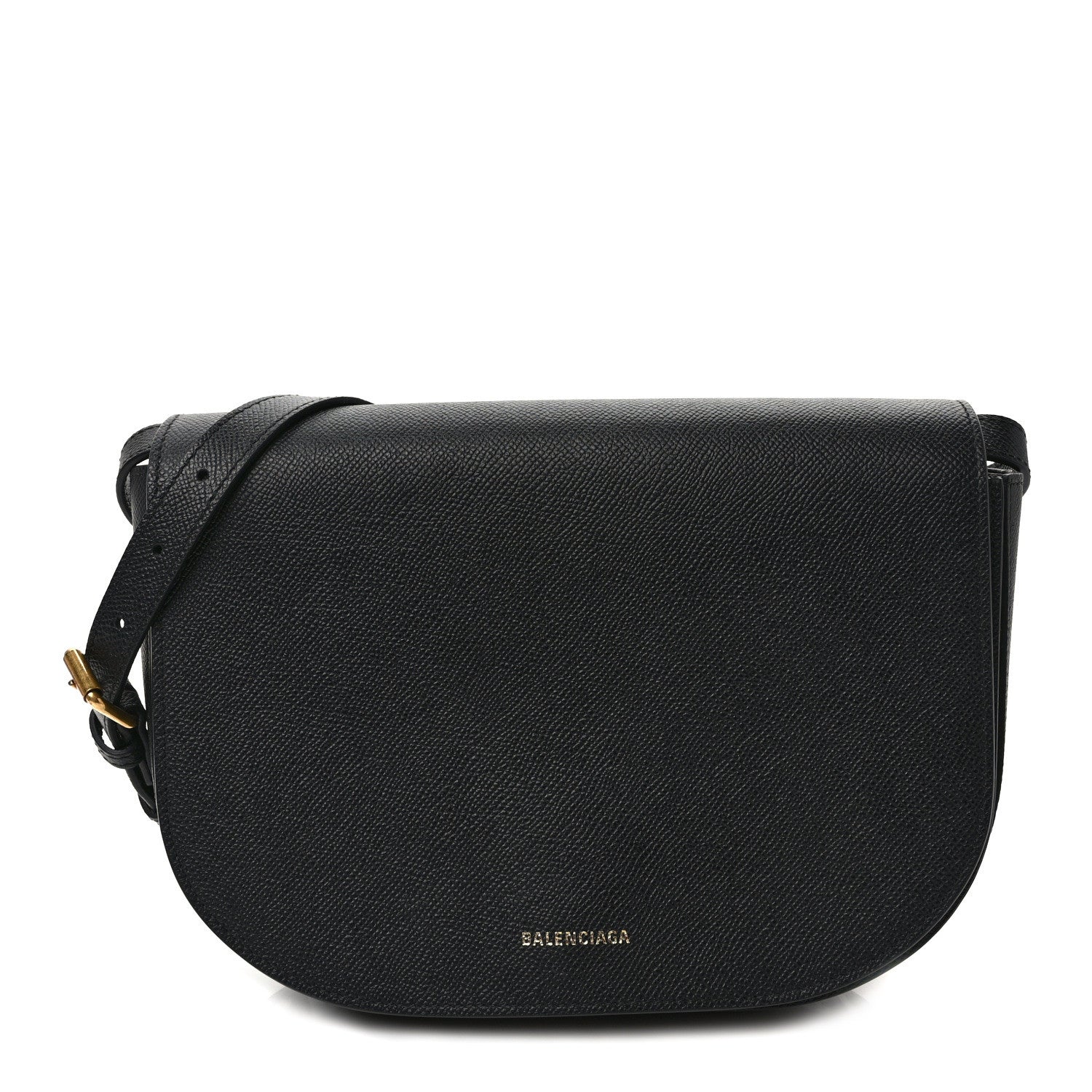 Balenciaga Signature Grained Calfskin Logo Ville Day Bag Black 1 of 7