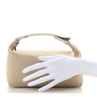 Hermes Canvas Small Bride-A-Brac Pouch Natural 2 of 6