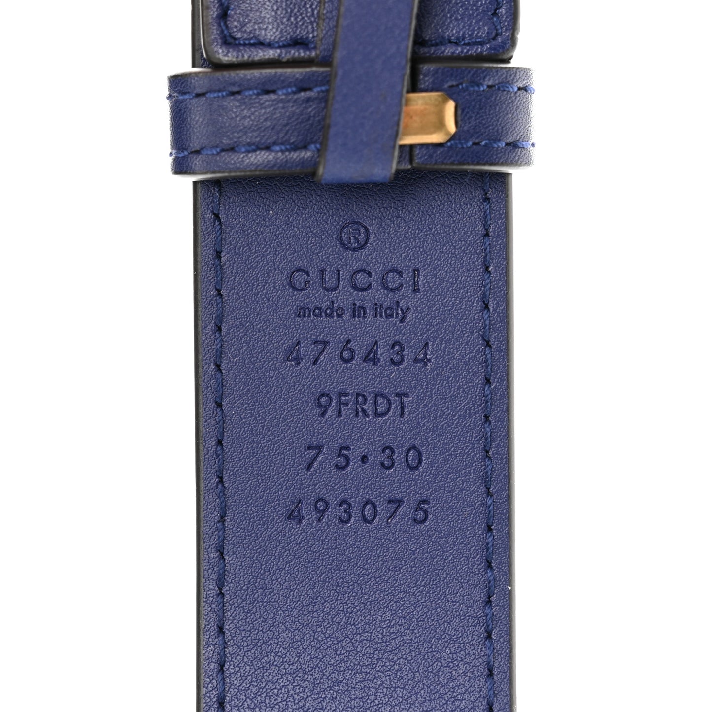 Velvet Matelasse GG Marmont Belt Bag 75 30 Cobalt Blue