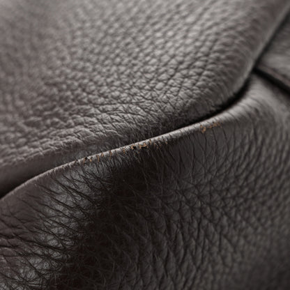Saint Laurent Grained Deerskin Bea Tote Sweet Chocolate 12 of 13