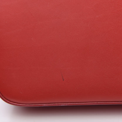 Saint Laurent Smooth Calfskin Medium Classic Monogram Universite Bag Red 12 of 14