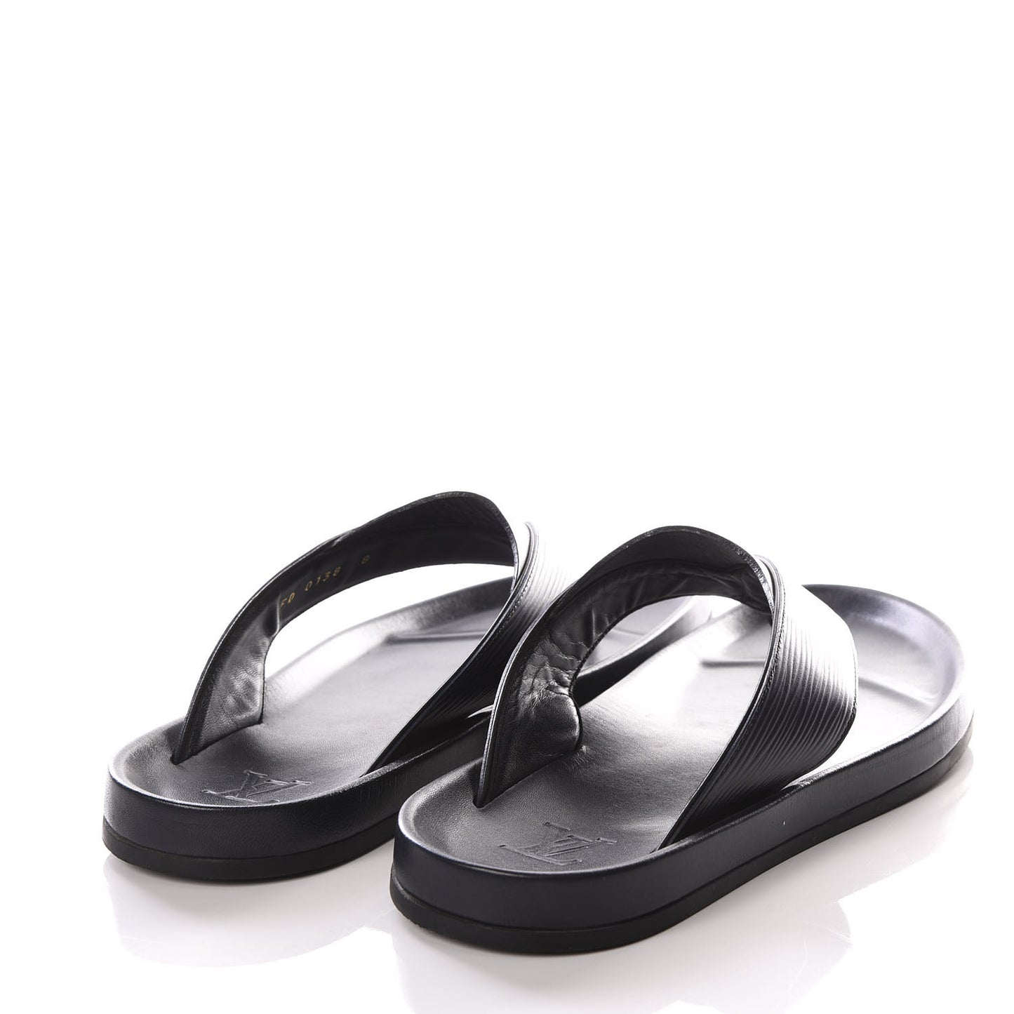 Epi Mens Mirabeau Thong Sandals 8 Black Indigo