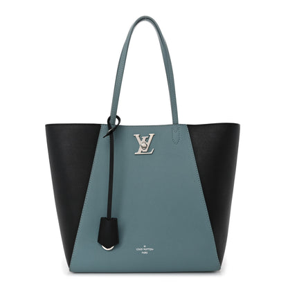 Louis Vuitton Calfskin Lockme Cabas Sky Black 1 of 11