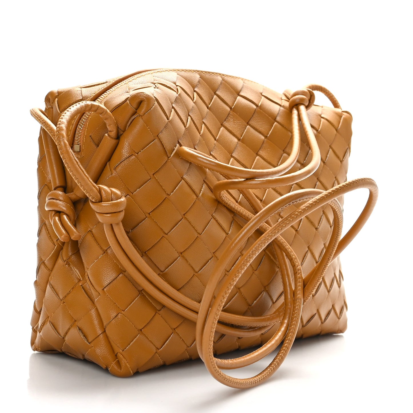 Nappa Intrecciato Small Loop Camera Bag Cob