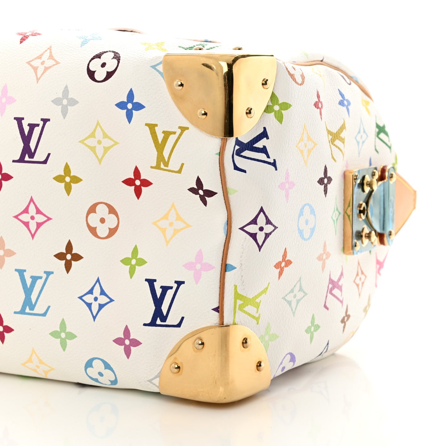 Monogram Multicolor Speedy 30 White