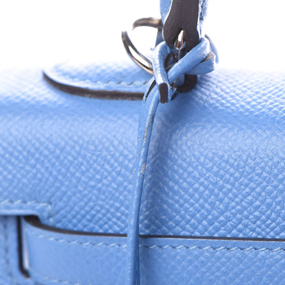 Hermes Epsom Kelly Sellier 25 Bleu Paradis 31 of 39