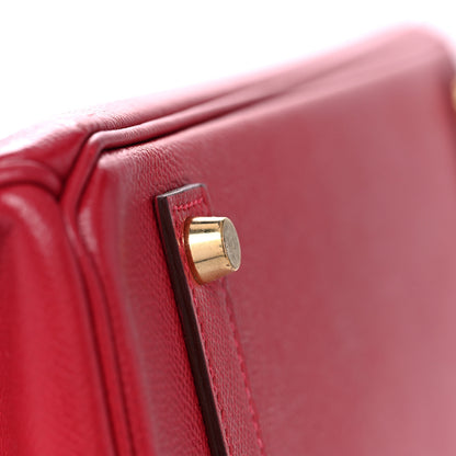 Hermes Epsom Birkin 40 Rouge Vif 8 of 51