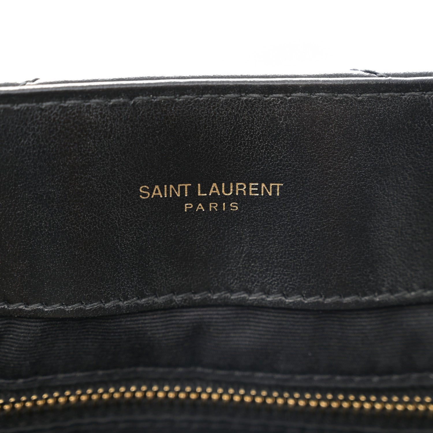 Saint Laurent Calfskin Y Quilted Monogram Large Loulou Chain Satchel Black 6 of 10