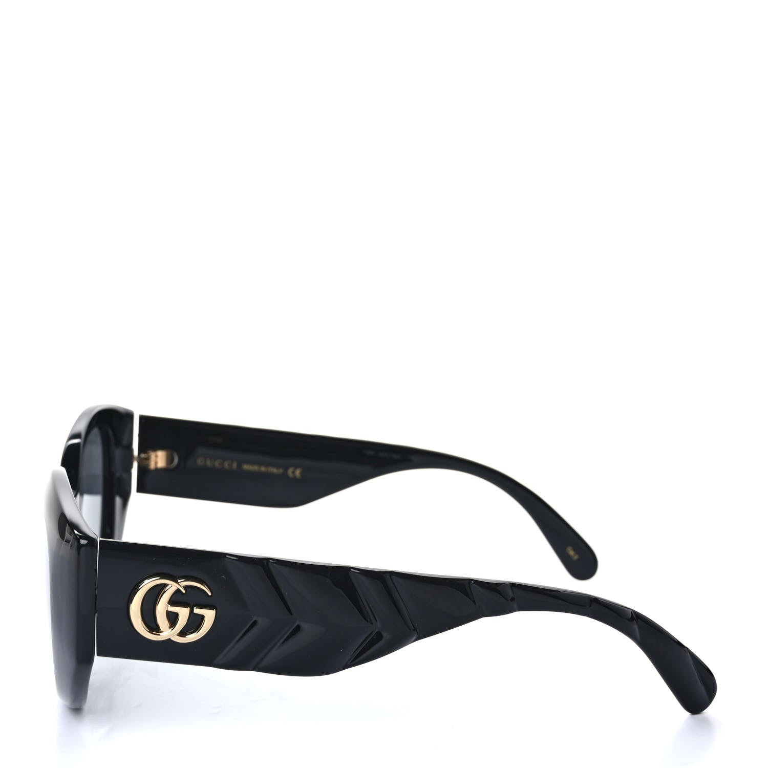 Gucci Acetate GG Cat Eye Sunglasses GG0809S Black 3 of 7