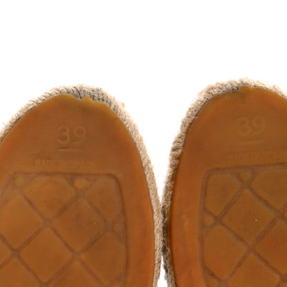 Chanel Lambskin CC Espadrilles 39 Black 7 of 10