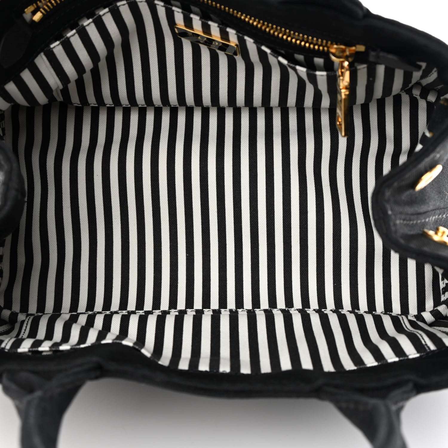 Prada Canapa Small Logo Tote Black 4 of 11