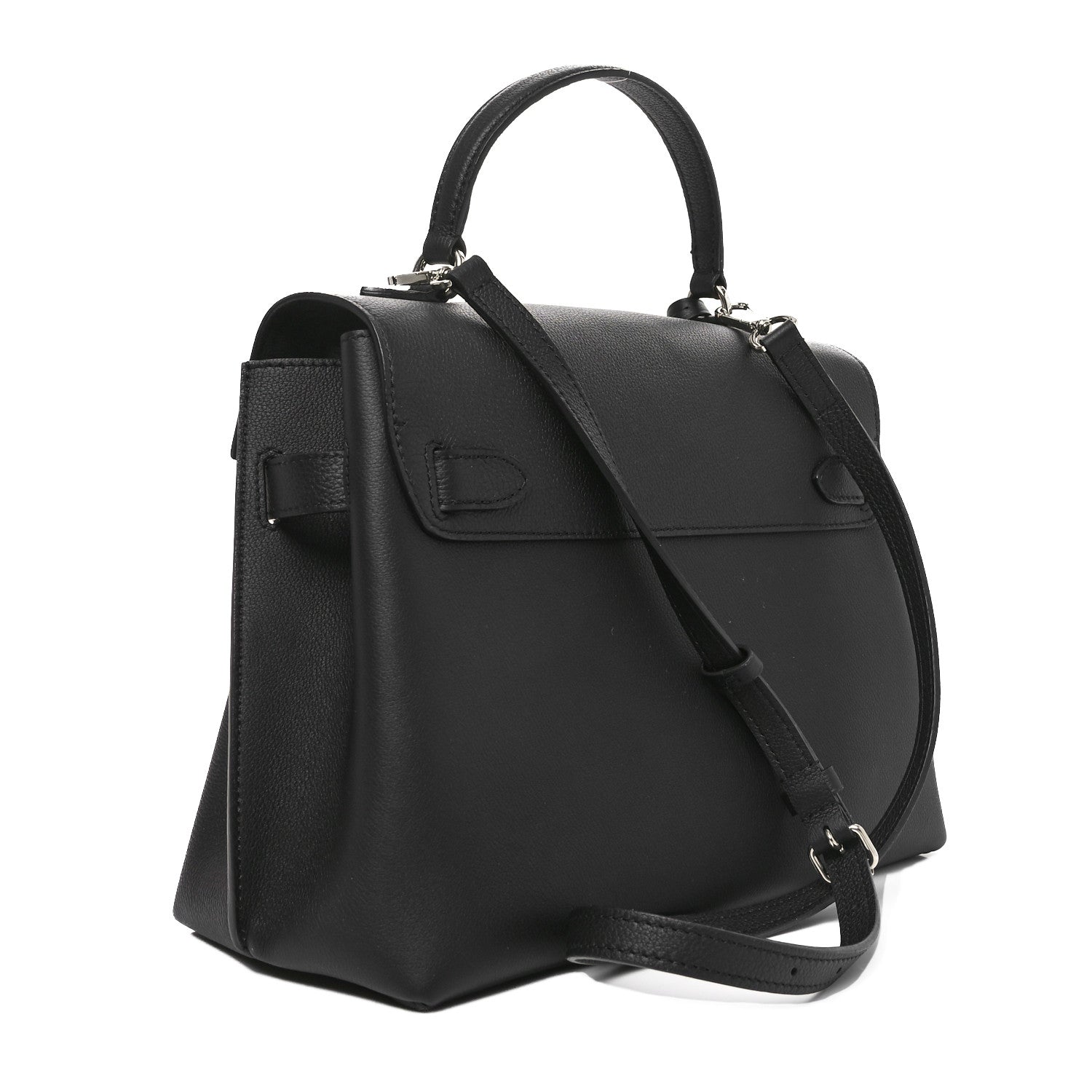 Louis Vuitton Soft Calfskin Lockme Ever MM Black 3 of 10