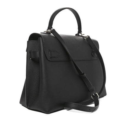 Louis Vuitton Soft Calfskin Lockme Ever MM Black 3 of 10