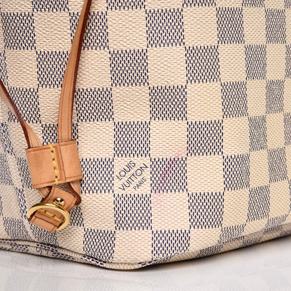 Louis Vuitton Damier Azur Neverfull MM 9 of 18