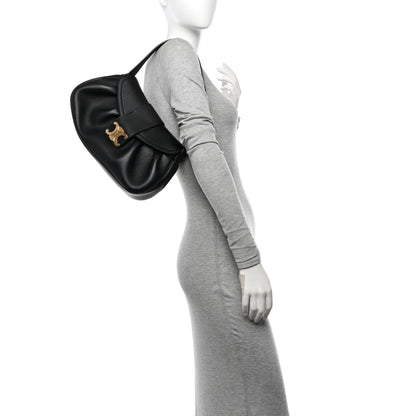 Celine Supple Grained Calfskin Teen Polly Black 2 of 9