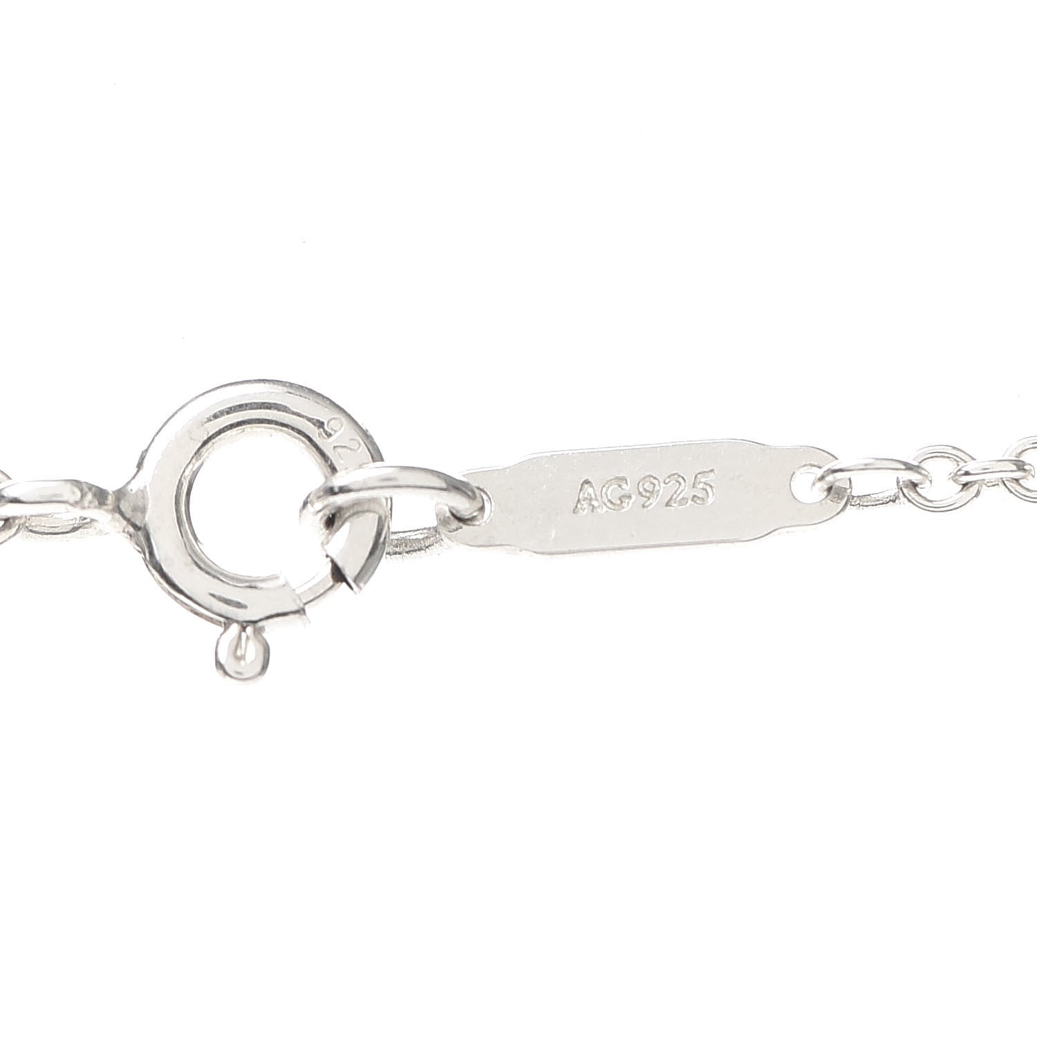 Tiffany Sterling Silver Sweet Nothings Envelope Necklace 5 of 5
