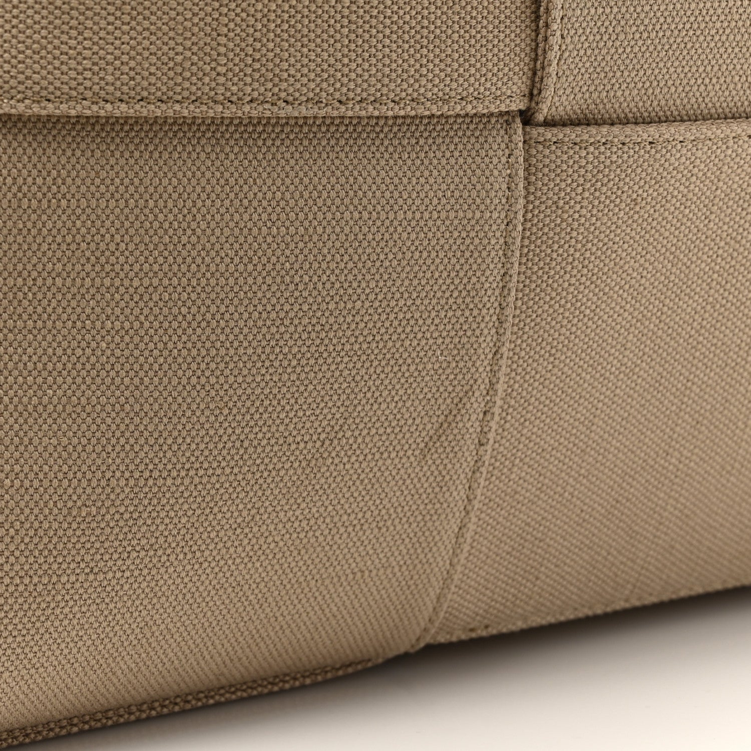 Bottega Veneta Canvas Intrecciato Large Arco Tote Beige Black 12 of 14