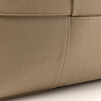 Bottega Veneta Canvas Intrecciato Large Arco Tote Beige Black 12 of 14