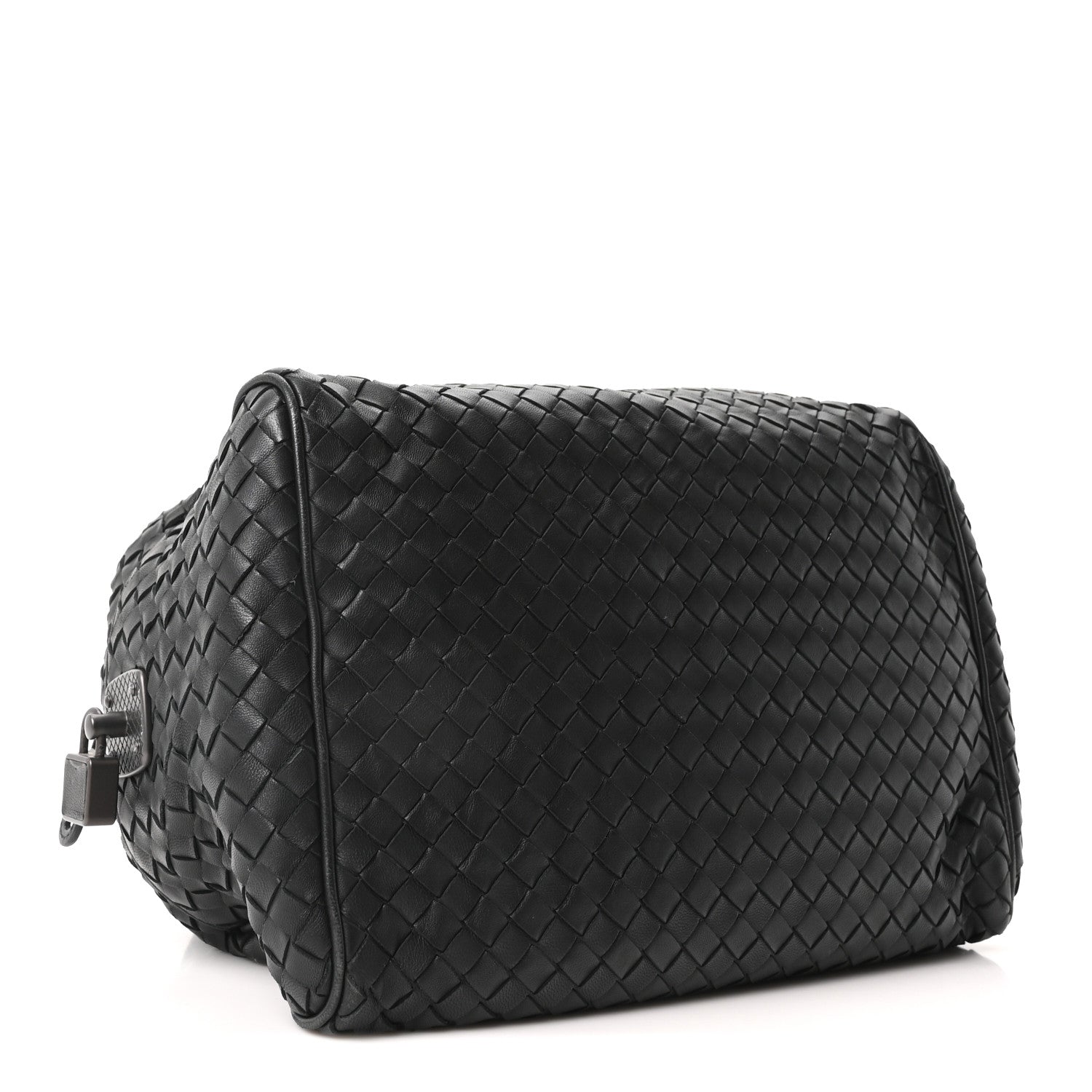 Bottega Veneta Nappa Intrecciato Boston Black 4 of 10