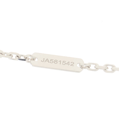 Van Cleef & Arpels 18K White Gold Mother of Pearl Magic Alhambra Pendant Necklace 4 of 6