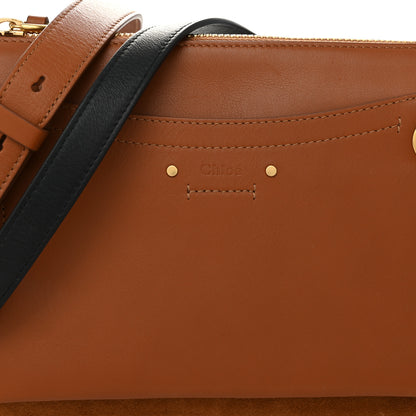 Chloe Calfskin Suede Small Roy Bag Caramel 8 of 10