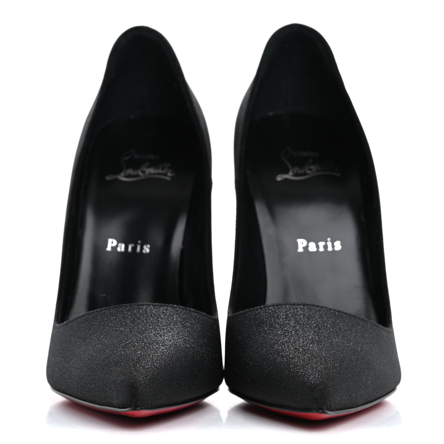 Christian Louboutin Glitter So Kate 120 Pumps 38 Black 3 of 8