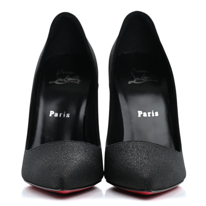 Christian Louboutin Glitter So Kate 120 Pumps 38 Black 3 of 8