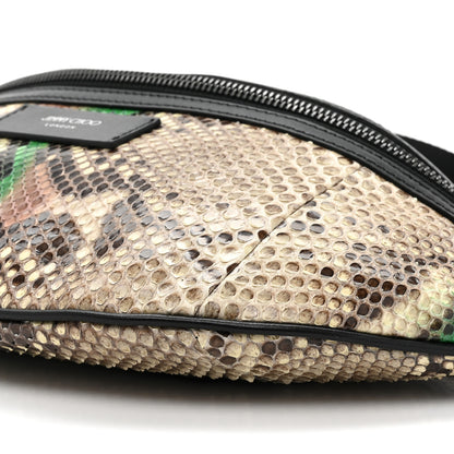 Jimmy Choo Snakeskin Belt Bag Beige Multicolor 7 of 8