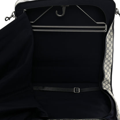 Gucci GG Supreme Monogram Web Savoy Garment Bag Beige Blue 7 of 7