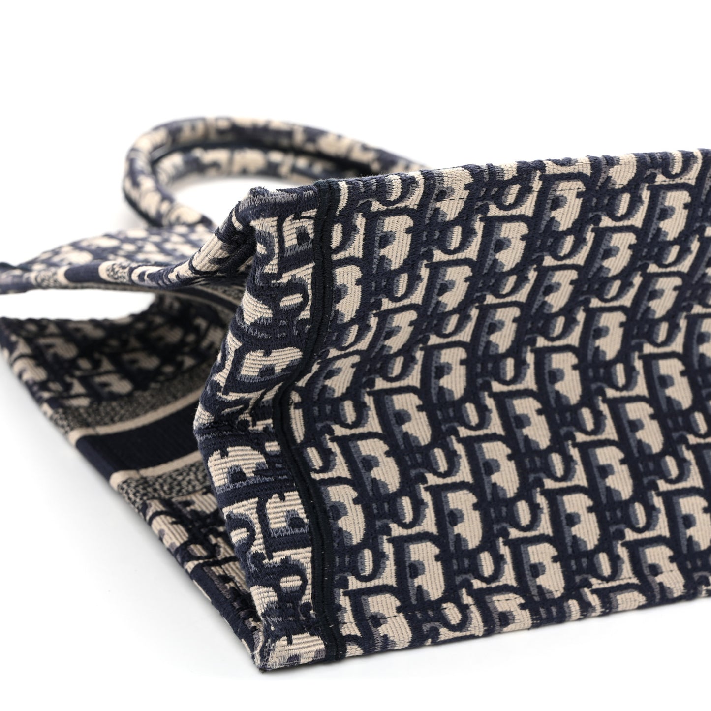 Oblique Medium Book Tote Blue Multicolor