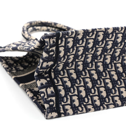 Christian Dior Oblique Medium Book Tote Blue Multicolor 9 of 12