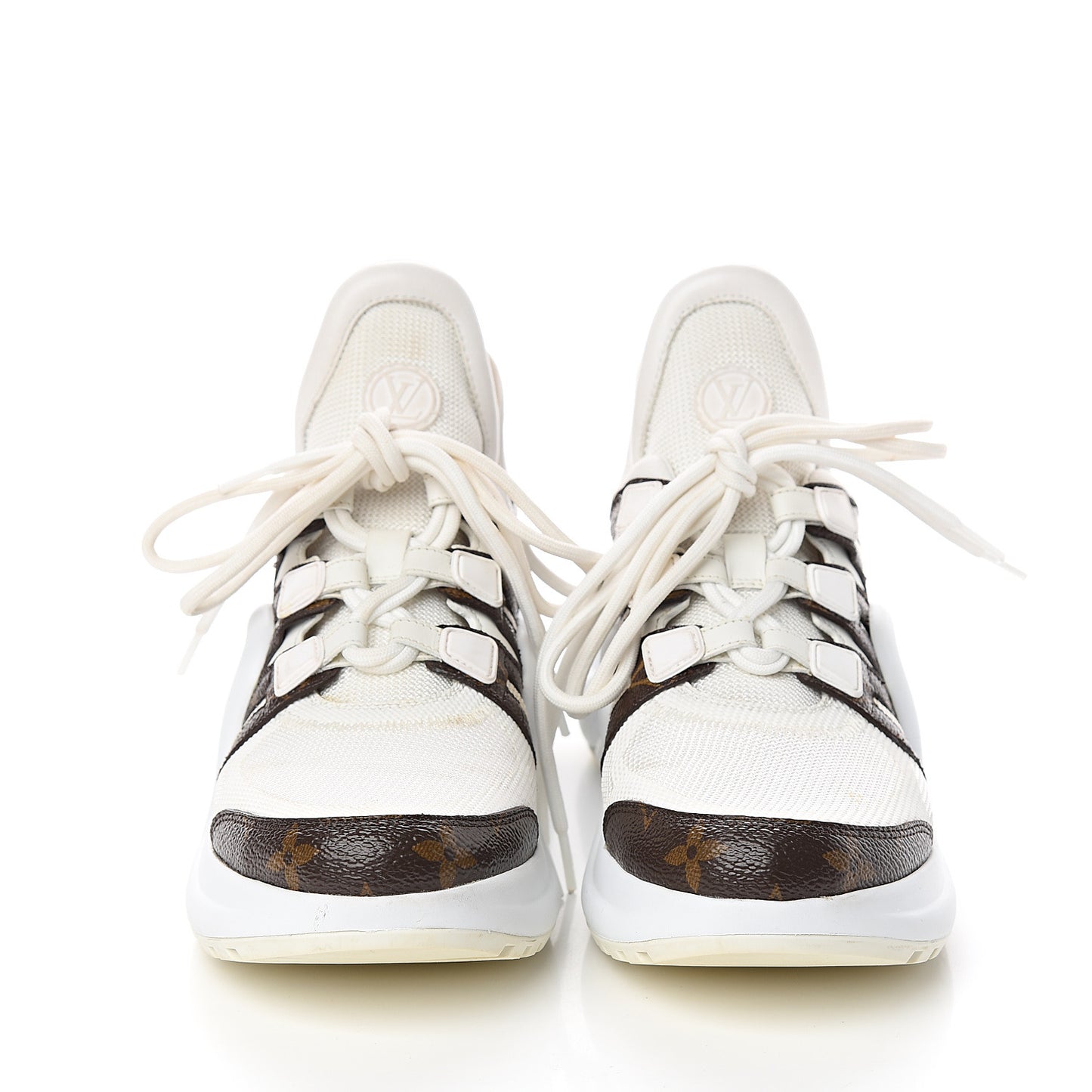 Patent Monogram LV Archlight Sneakers 36.5 White