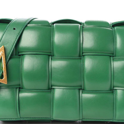 Bottega Veneta Nappa Maxi Intreccio Padded Cassette Crossbody Bag Racing Green 8 of 8