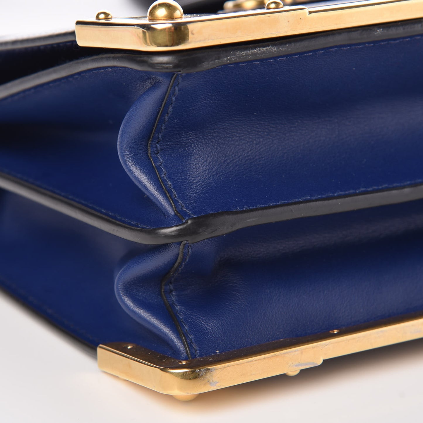 City Calf Saffiano Cahier Bag Inchiostro Black