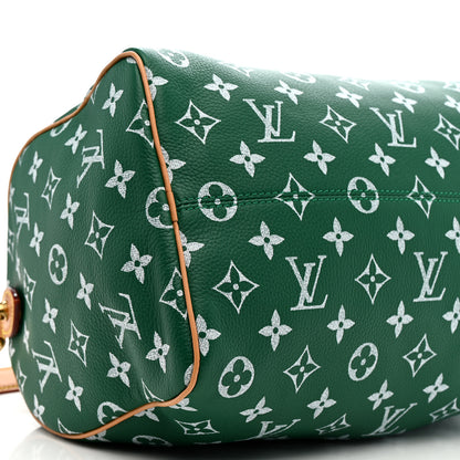 Louis Vuitton Calfskin Monogram Speedy P9 Bandouliere 30 Green 12 of 13