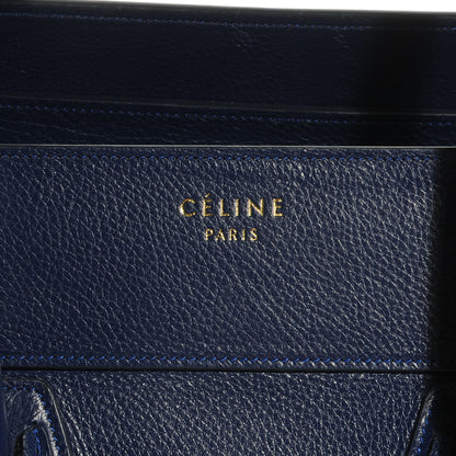 Celine Baby Calfskin Leather Mini Luggage Ink 9 of 9