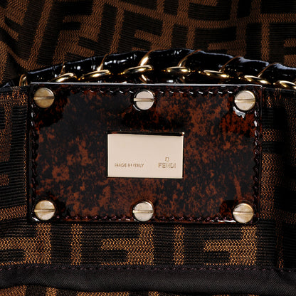 Fendi Zucca Mia Tote Tobacco 5 of 7