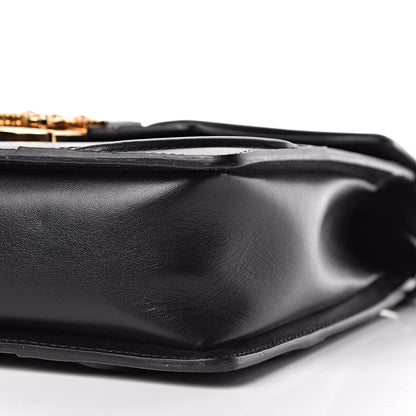 Alexander McQueen Calfskin Flower Top Handle Black 12 of 13