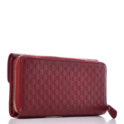 Gucci Soft Microguccissima Continental Zip Wallet Red 3 of 9