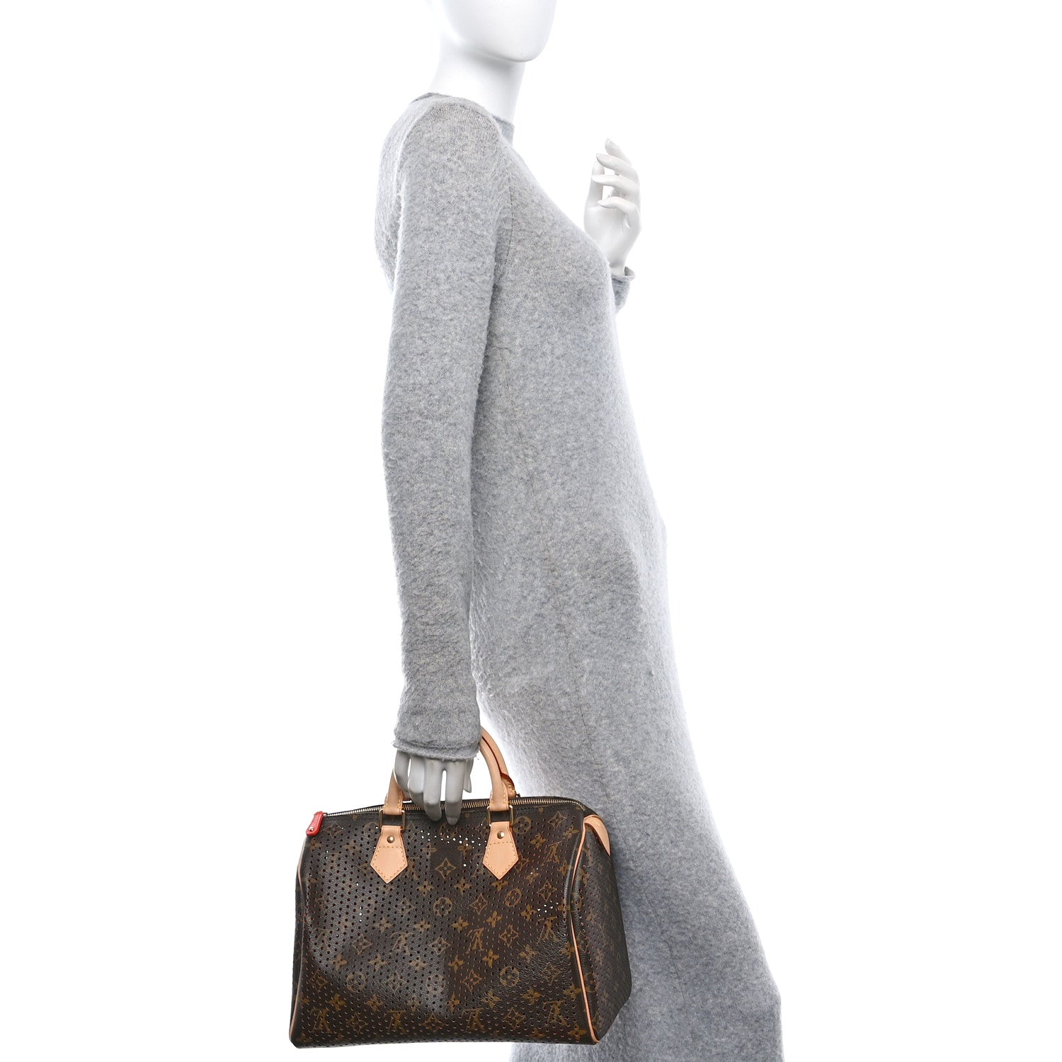 Louis Vuitton Monogram Perforated Speedy 30 Orange 2 of 9