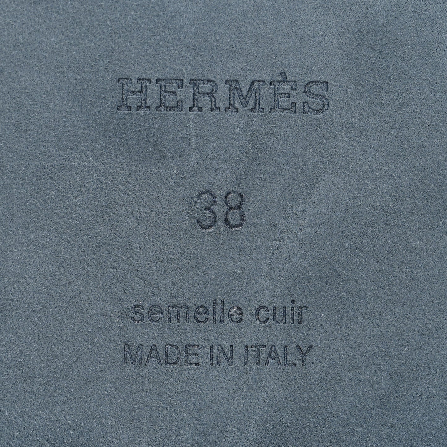 Box Calfskin Oran Sandals 38 Black