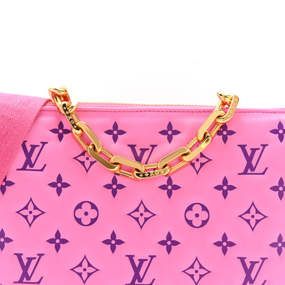Louis Vuitton Lambskin Embossed Monogram Vuittamins Coussin PM Rose Violet 8 of 11