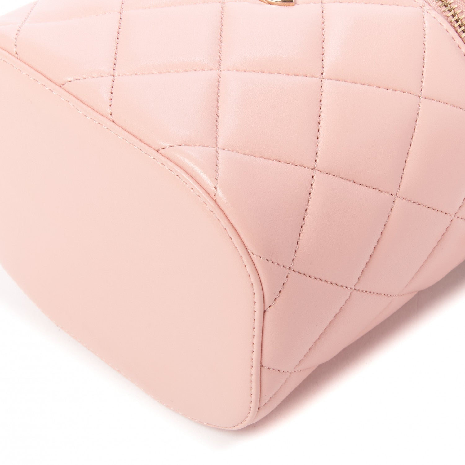 Chanel Lambskin Quilted Trendy Vanity Case Pink 5 of 10