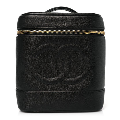 Chanel Caviar Vanity Cosmetic Case Black 1 of 14